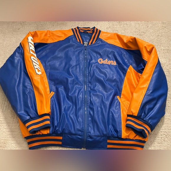 Vintage Florida Gators Faux Leather Jacket by Steve and Barry’s - Picture 2 of 8